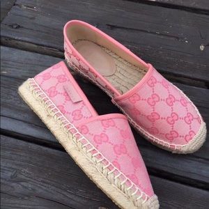 Pink Gucci shoes